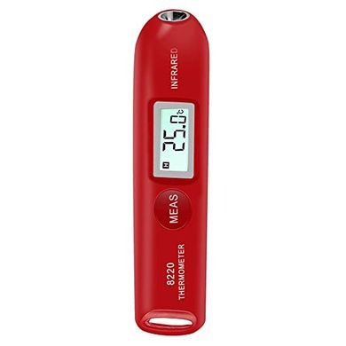 Termómetro infrarrojo industrial portátil Nicoone: °C/°F, LCD.