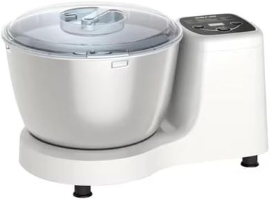 Amasadora eléctrica doméstica 5L: fermenta, amasa, bate, para pan.