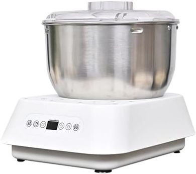 Amasadora de acero inoxidable 5L: fermentación, temporizador, batidor.